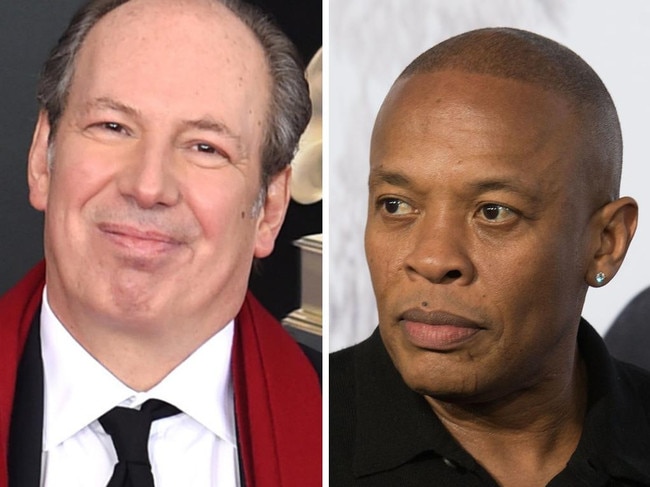 Film score composer and music producer, Hans Zimmer (left), and American rapper and record producer Dr Dre.