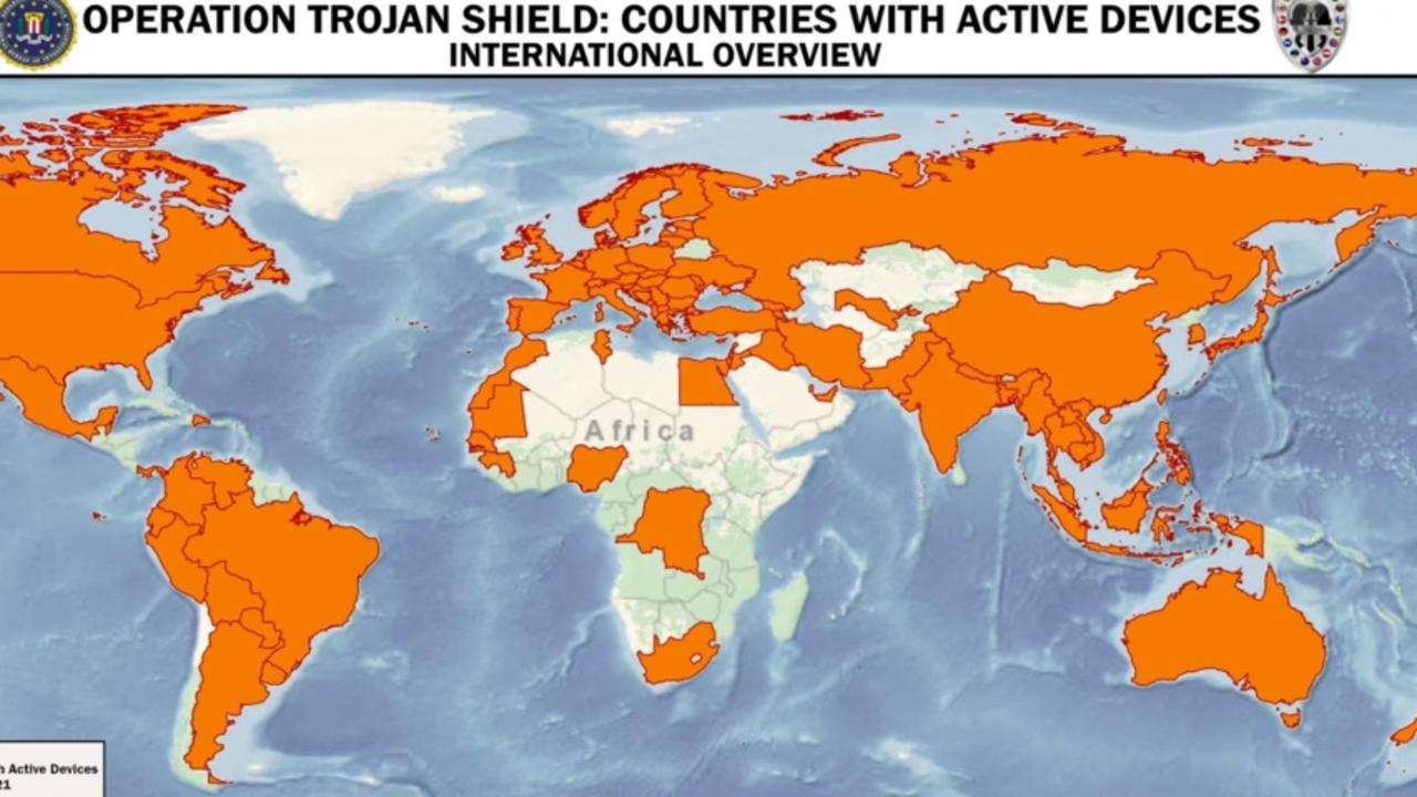 Countries with active AN0M devices.