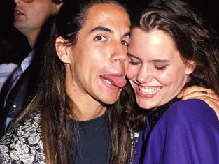 Anthony Kiedis and Ione Skye