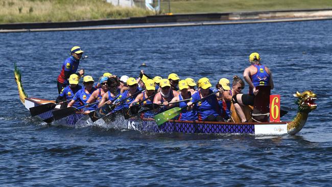 Dragon boat celebrations were taught at the Chinese school.