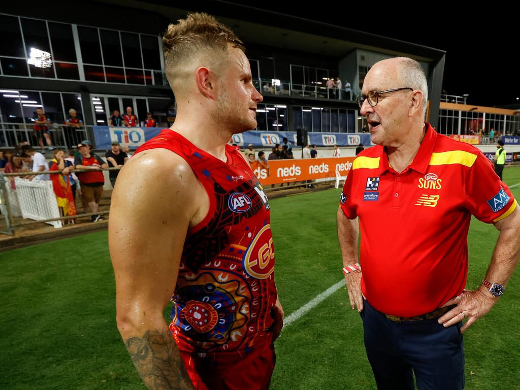 For Gold Coast president Tony Cochrane to be against a Tasmanian team on financial grounds is hypocritical given how much has been spent on the Suns franchise. Picture: Getty Images