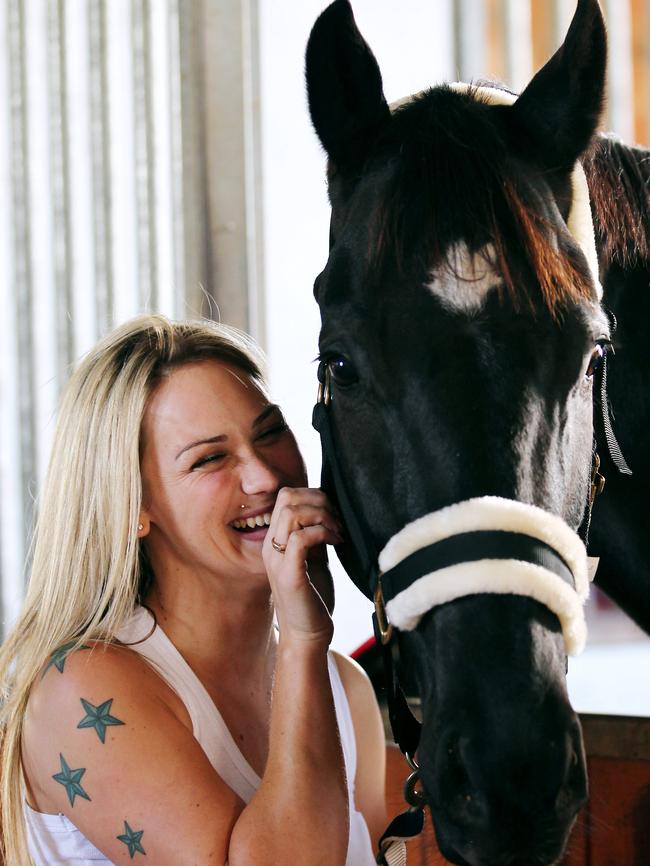 Gold Coast jockey Laura Cheshire.