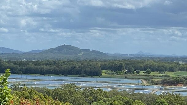 Prawn farms on the Logan River opposite where the outflow drain will be.