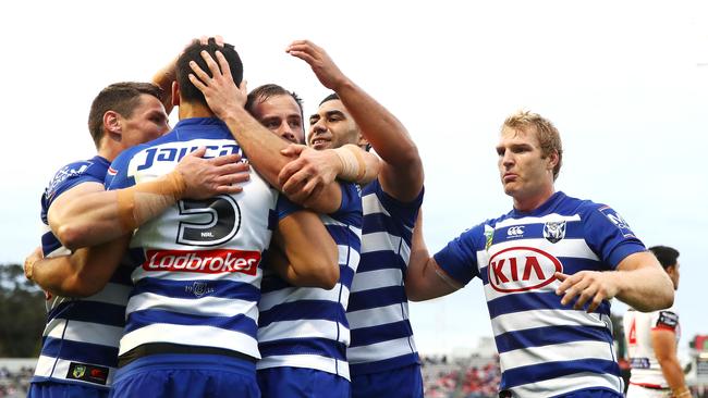 The Bulldogs have been torn apart by their own salary cap. (Mark Kolbe/Getty Images)