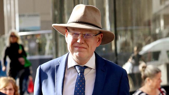 Kiama MP Gareth Ward arriving at Downing Centre District Court for his trial. Picture: NewsWire / John Appleyard