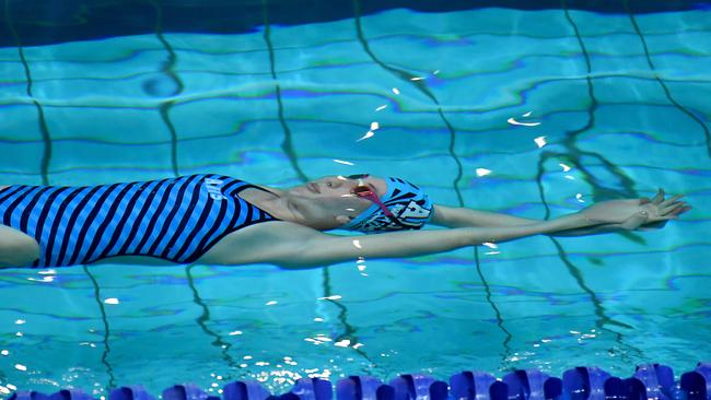 Action from the CASSSA swimming championships. Thursday March 10, 2022. Picture, John Gass