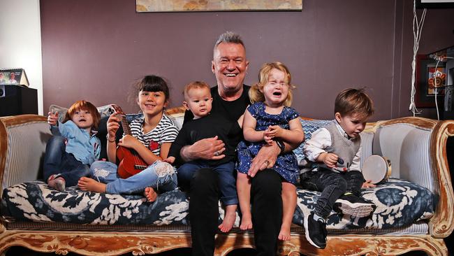 The Barnes family have a Megabed for their grandchildren in their home. Picture: Sam Ruttyn.