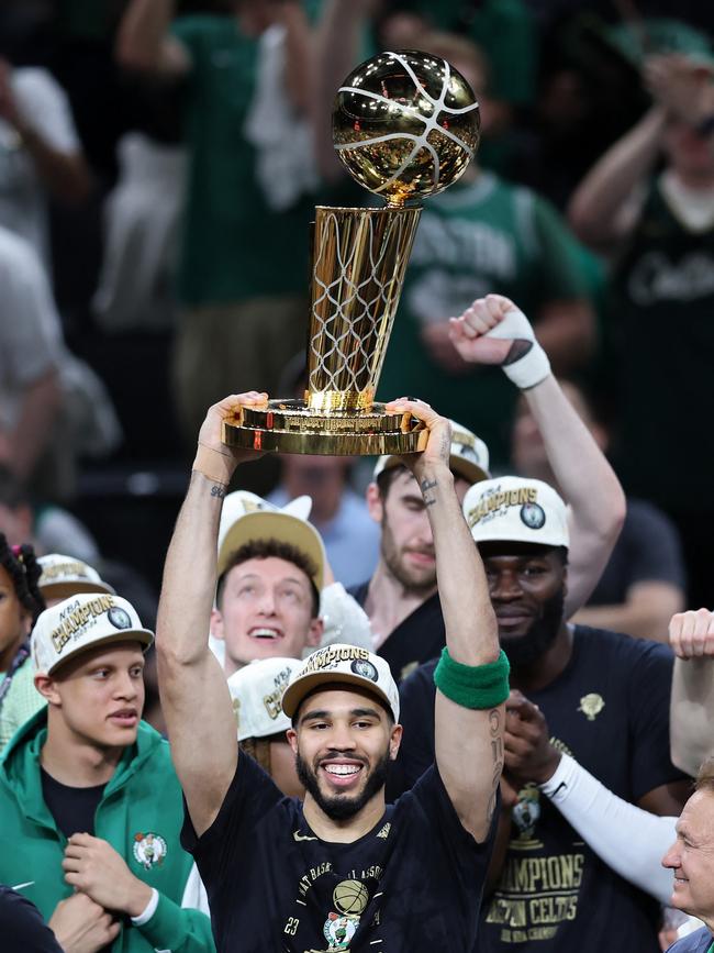 Jayson Tatum led the Boston Celtics to the NBA’s promised land, last season. Picture: Getty Images/AFP