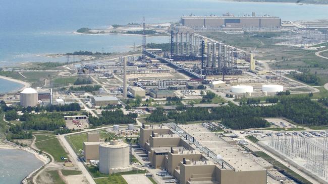 Bruce Nuclear Plant near Kincardine on Lake Huron. Canada has 19 nuclear reactors but also a carbon tax. (Photo by Dick Loek/Toronto Star via Getty Images)