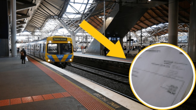 Melbourne commuter fined $296 for common train habit