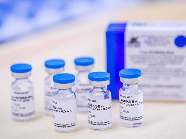 Russia's Sputnik V vaccine is being adopted by more countries as vaccine rows and shortages persist and a COVID-19 surge threatens. Picture: AFP