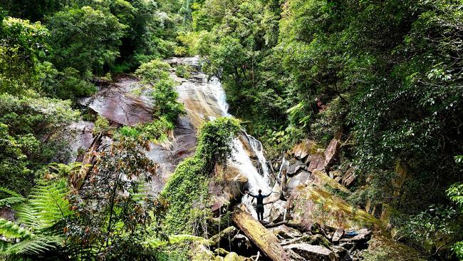 Sean Dromey has explored a huge number of waterfalls around Bellenden Ker during his trips into Wooroonooran National Park.