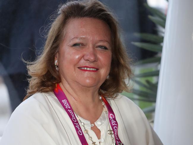 Gina Rinehart. Picture: Nigel Hallett