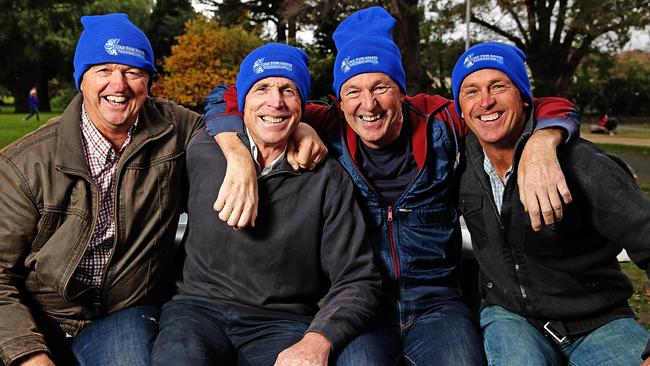 The Danihers (L-R): Anthony, Terry, Neale and Chris Daniher. Picture: Tim Carrafa