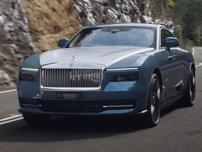 The 2024 Rolls-Royce Spectre starts from about $770,000, but the model featured with all options is $1,050,000 plus on-roads.