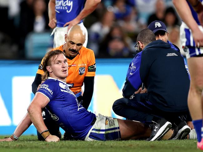 Jacob Preston looks to have made a speedy recover from a foot injury. Picture: Brendon Thorne/Getty Images