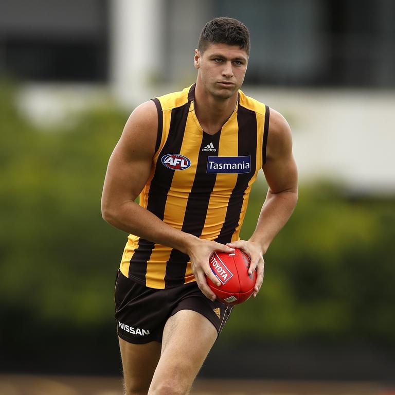 Jon Patton was Hawthorn’s big off-season recruit. Picture: Dylan Burns/AFL Photos