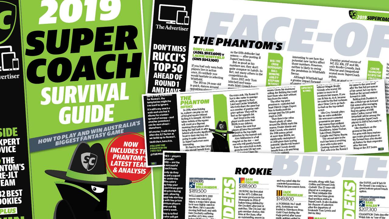 The Advertiser SuperCoach Survival Guide with The Phantom