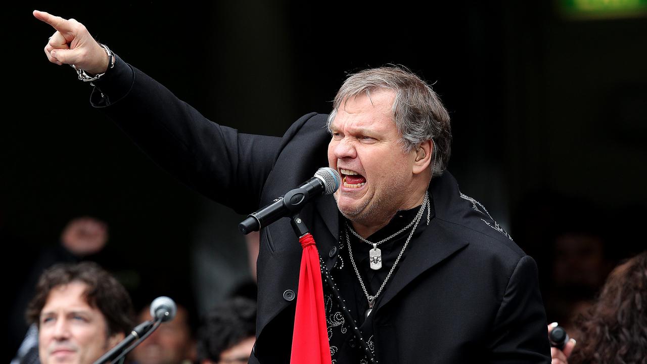 2011 Grand Final. Collingwood v Geelong. MCG. Pre-match entertainment. Meat Loaf.