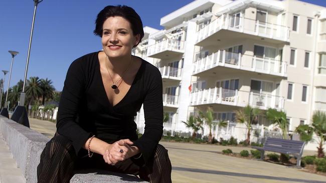 Jodi McKay on the Newcastle harbour foreshore in 2003.