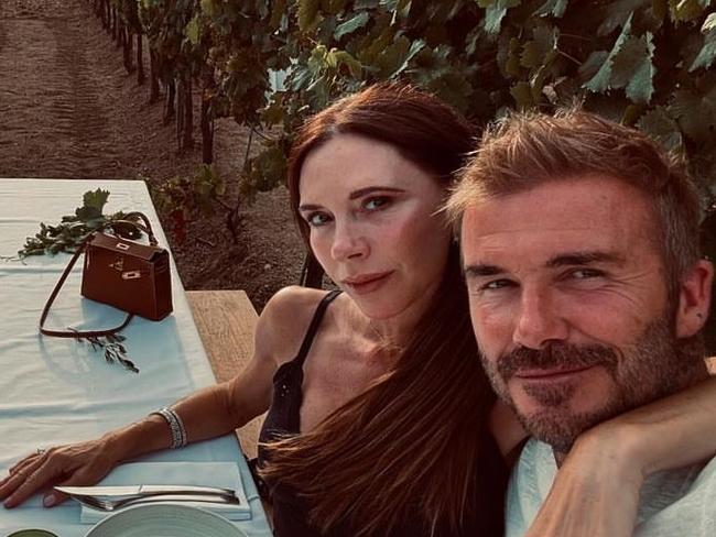 Victoria and David BeckhamSource: Instagram