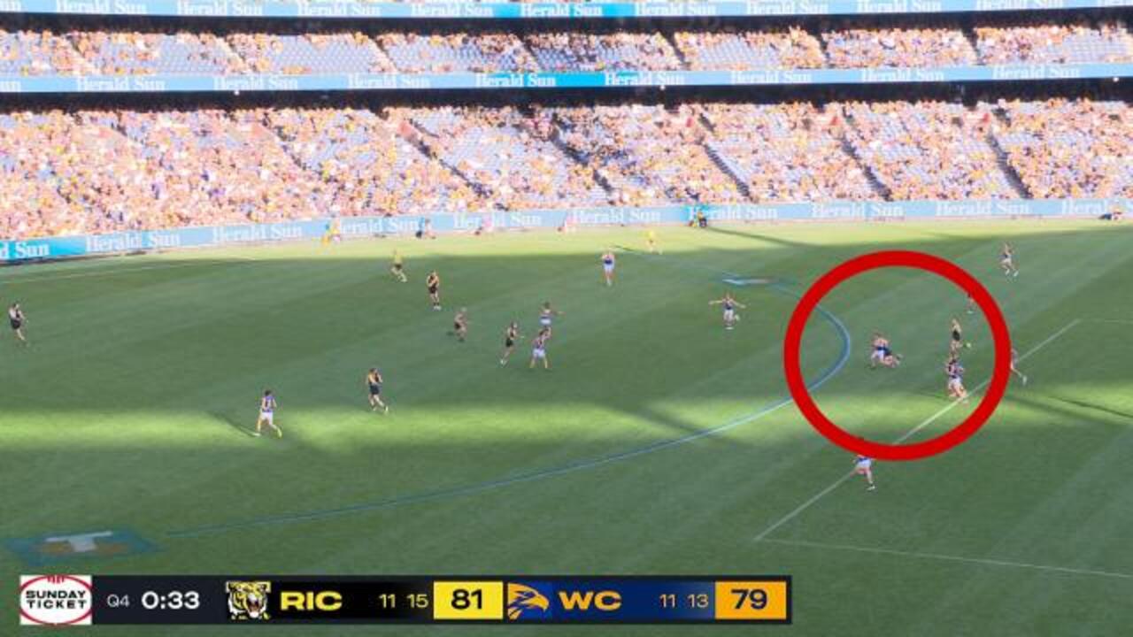 Brown makes HEROIC game-saving tackle!