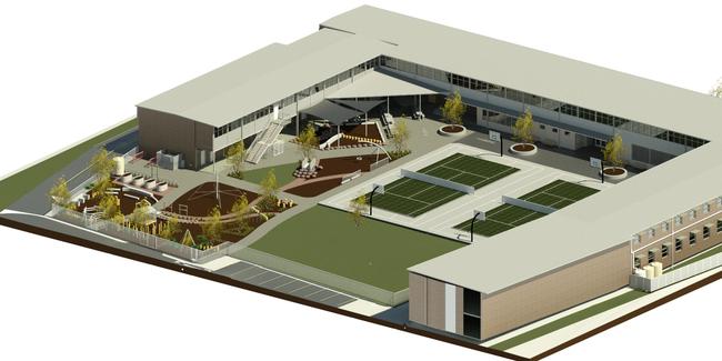 A render of Emmaus Christian College's new Brooklyn Park campus. Supplied