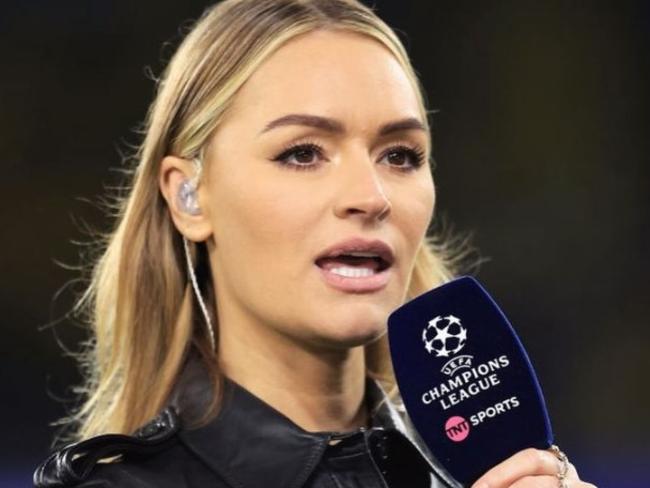 Laura Woods, another female broadcaster Barton has targeted. Picture: Instagram