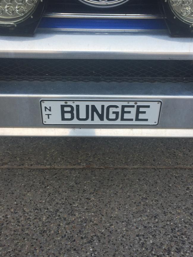 20/10/2020 - Mel Drummond Bungee Hilux plate Picture: Mel Drummond