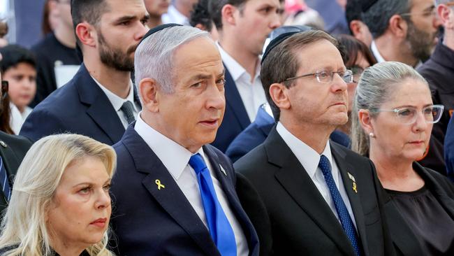 Prime Minister Benjamin Netanyahu and President Isaac Herzog.