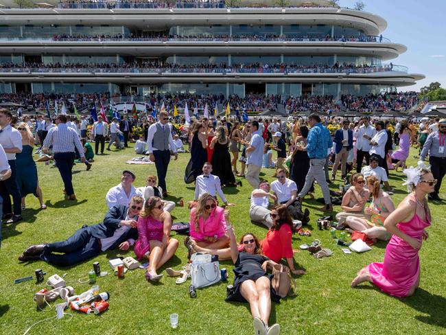 Great scenes out of Flemington. Picture: Jason Edwards