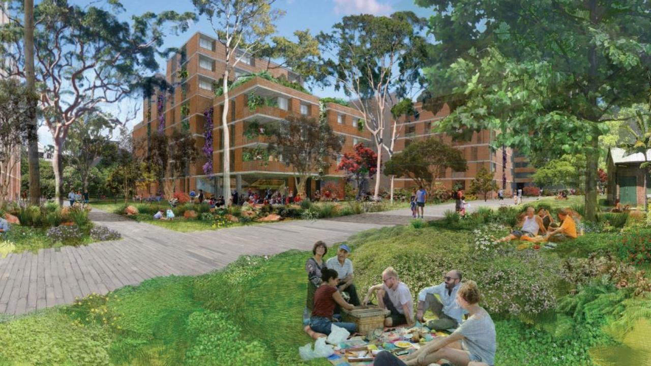 A concept design of the unit development at Harris Park.