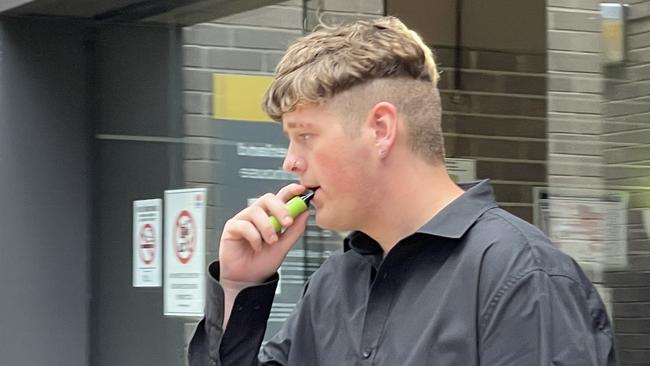 Coby Reinhard, 19, was sentenced in Sutherland Local Court on Thursday for engaging in a police pursuit and disobeying a no entry sign. Picture: Ashleigh Tullis