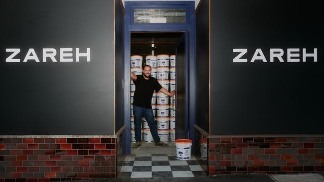 Dip king and Melbourne chef Tom Sarafian is now launching Zareh in Collingwood next March.