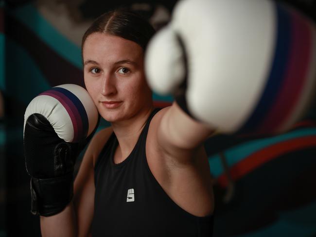 Emma is a student at the Salvation Army, Oasis College, in Surry Hills. Picture: Justin Lloyd.