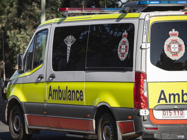 Generic ambulance, QAS, Queensland Ambulance Service, emergency services, Thursday, August 29, 2024. Picture: Kevin Farmer