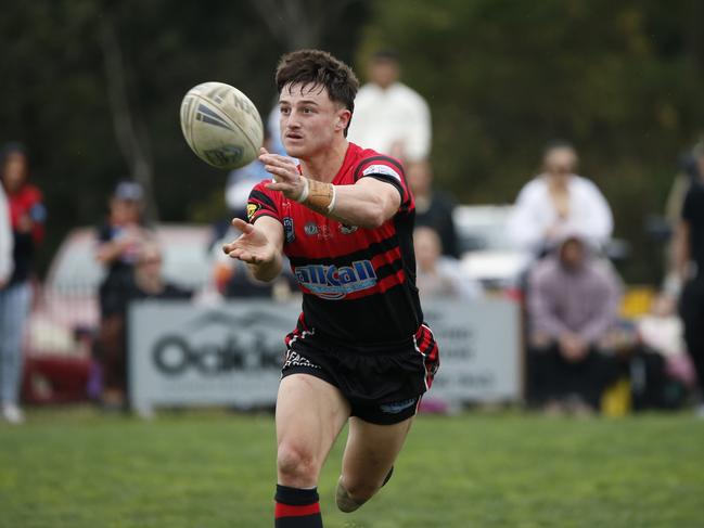 Alex Isdale scored a try and figured in several others for Oakdale. Picture Warren Gannon Photography