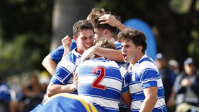 Action from the GPS first XV rugby match between Nudgee College and Toowoomba Grammar School. Photo: Tertius Pickard