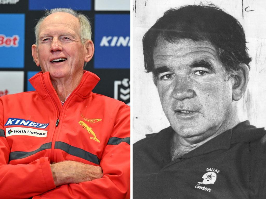 Wayne Bennett and Jack Gibson have been inducted into the Hall of Fame.