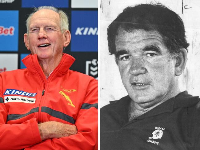 Wayne Bennett and Jack Gibson have been inducted into the Hall of Fame.