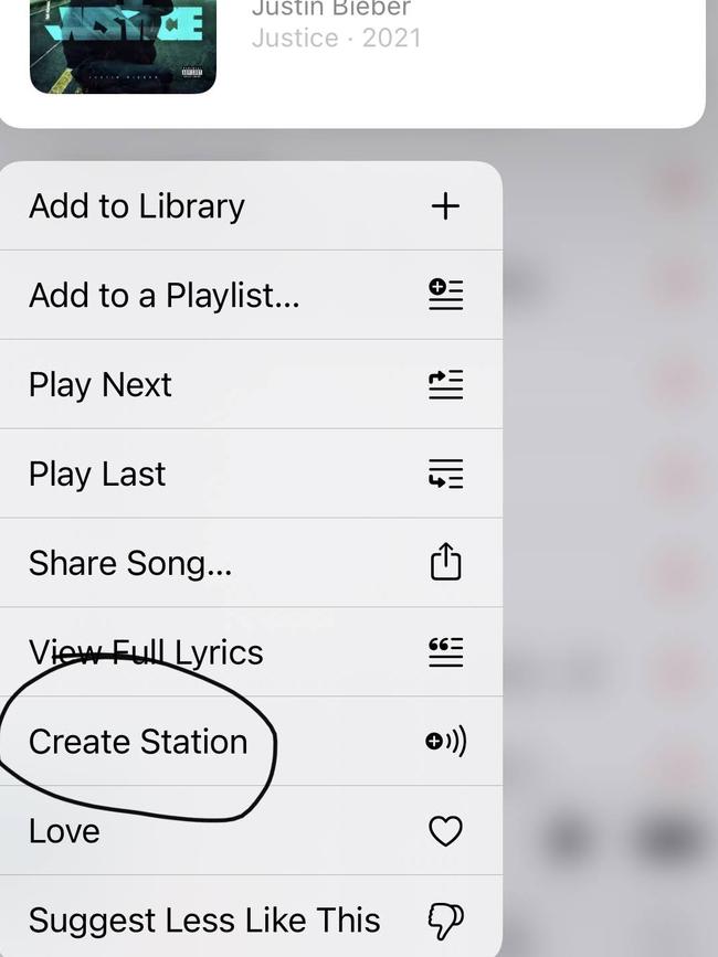 You can use your iPhone to find similar music.