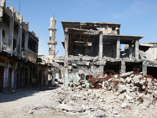 What is left of the Old City in Mosul. Picture: Ella Pellegrini