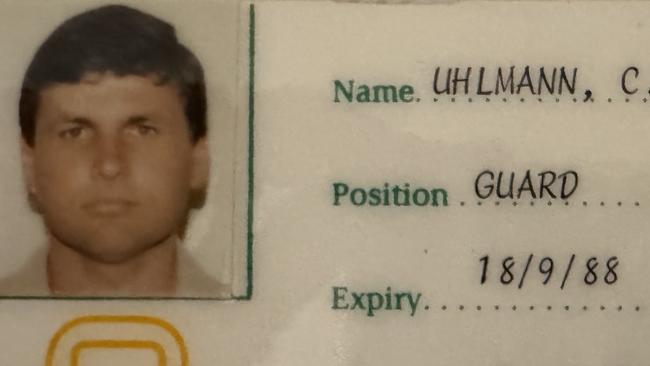 Part of Chris Uhlmann’s Westgate Security ID pass.