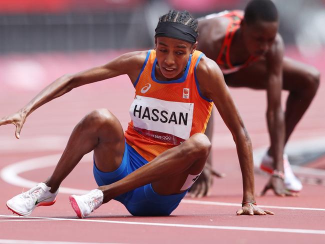 Sifan Hassan blew everyone away when she fell in a race only to get up and win anyway. Picture: Getty Images