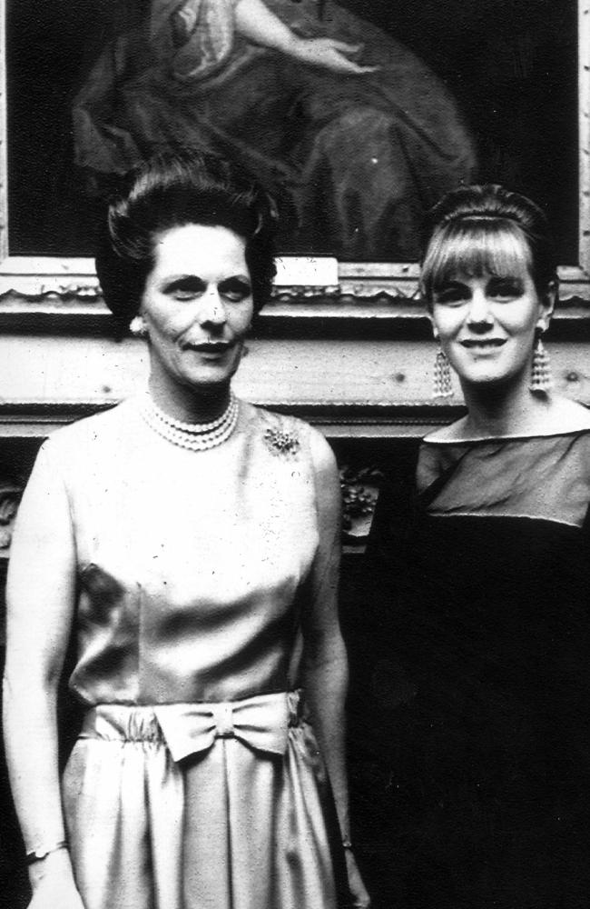 A young Camilla with her mother Roslinde Shand in 1965. Picture: Supplied