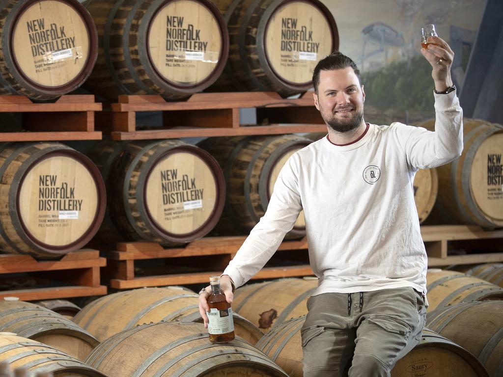 New Norfolk Distillery director Tarrant Derksen. Picture: Chris Kidd