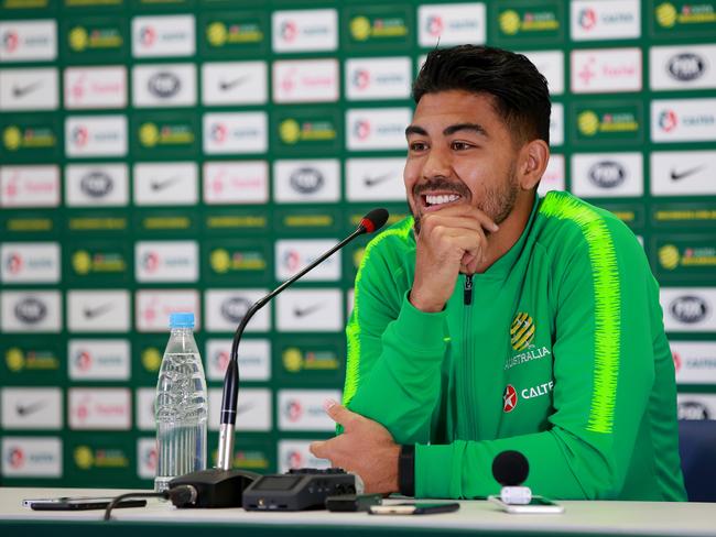 Who wouldn’t pick this man? Massimo Luongo makes Marco Monteverde’s starting XI. Picture: Toby Zerna