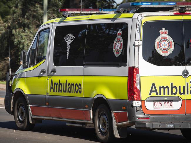 Man rushed to hospital after workplace injury
