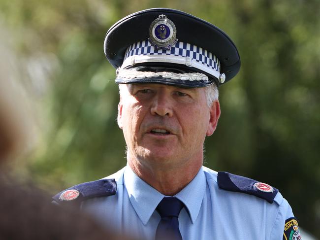 Commissioner Holland confirmed the grandmother was known to police but ‘not adversely’ and the children’s biological parents had been contacted. Picture: NewsWire / Dean Marzolla