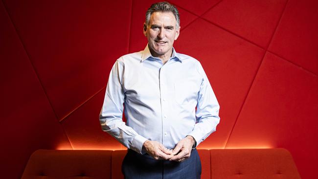 NAB CEO Ross McEwan expects a sharp acceleration in business credit over the next 18 months. Picture: Aaron Francis